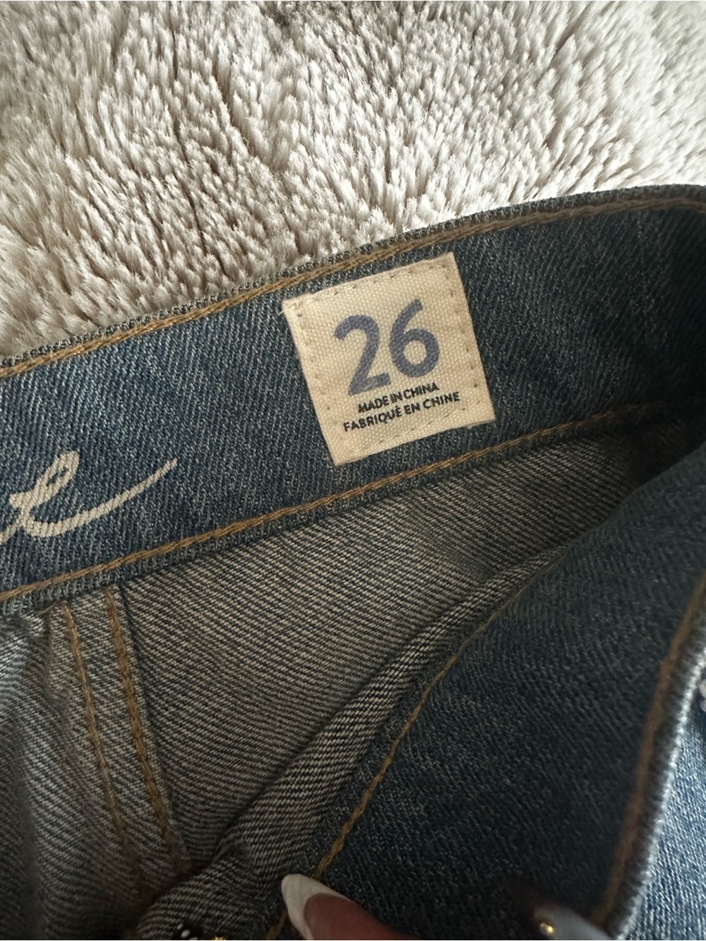Free People In My Element Patchwork Crochet Lace Flare Jeans 26 - Picture 4 of 8